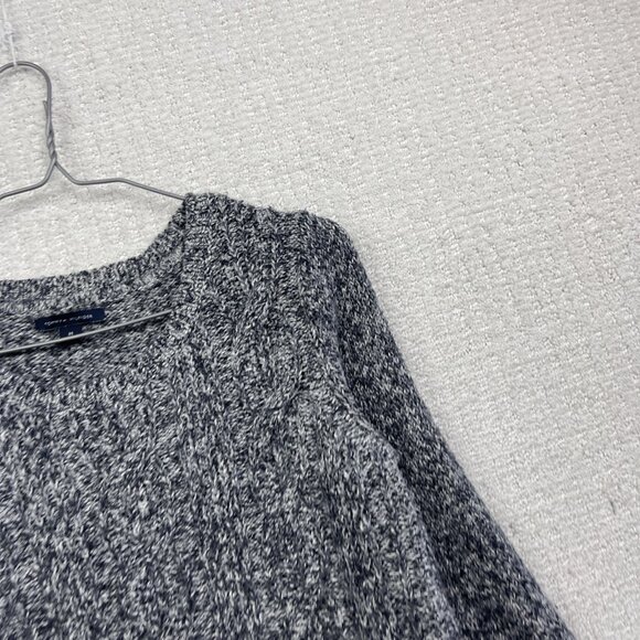 Tommy Hilfiger Womens Pull Over Sweater Chunky 3D Cable Knit Sz M Grey Cozy - Picture 5 of 14